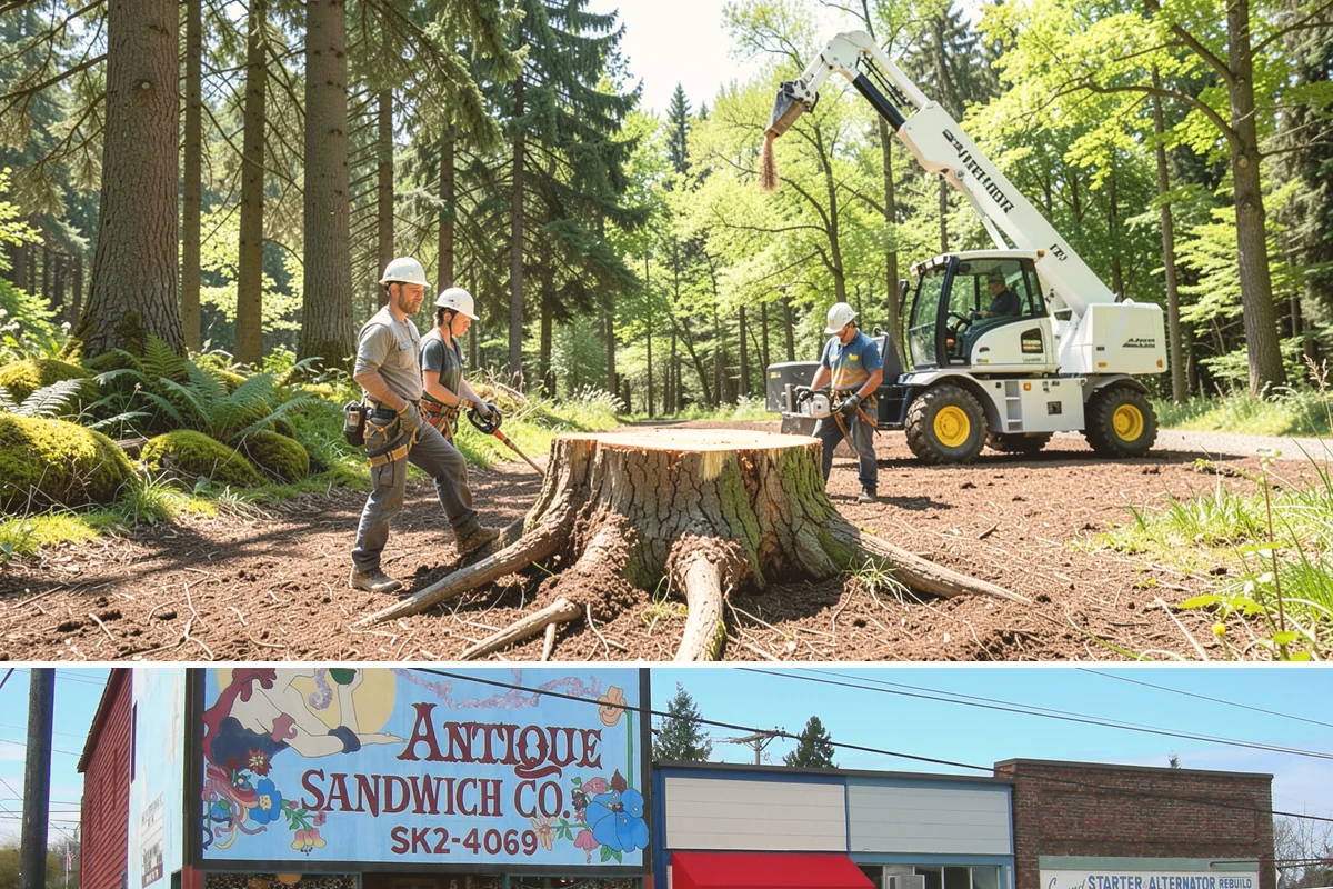 Stump grinding in Ruston, Pierce County, WA - Work can be performed year-round in Washington State weather but may require special precautions during heavy rain to manage...