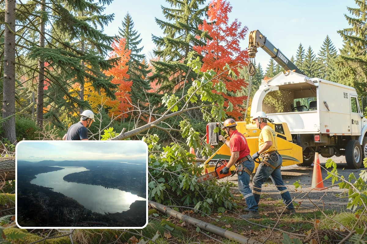 Stump grinding in Sammamish, King County, WA - Removes tripping hazards and obstructions