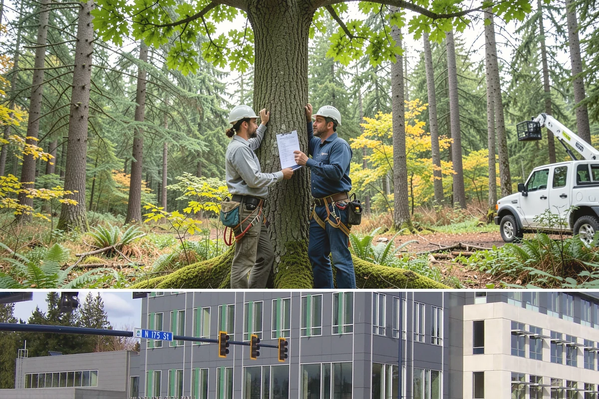 Stump grinding in Shoreline, King County, WA - Work can be performed year-round in Washington State weather but may require special precautions during heavy rain to manage...