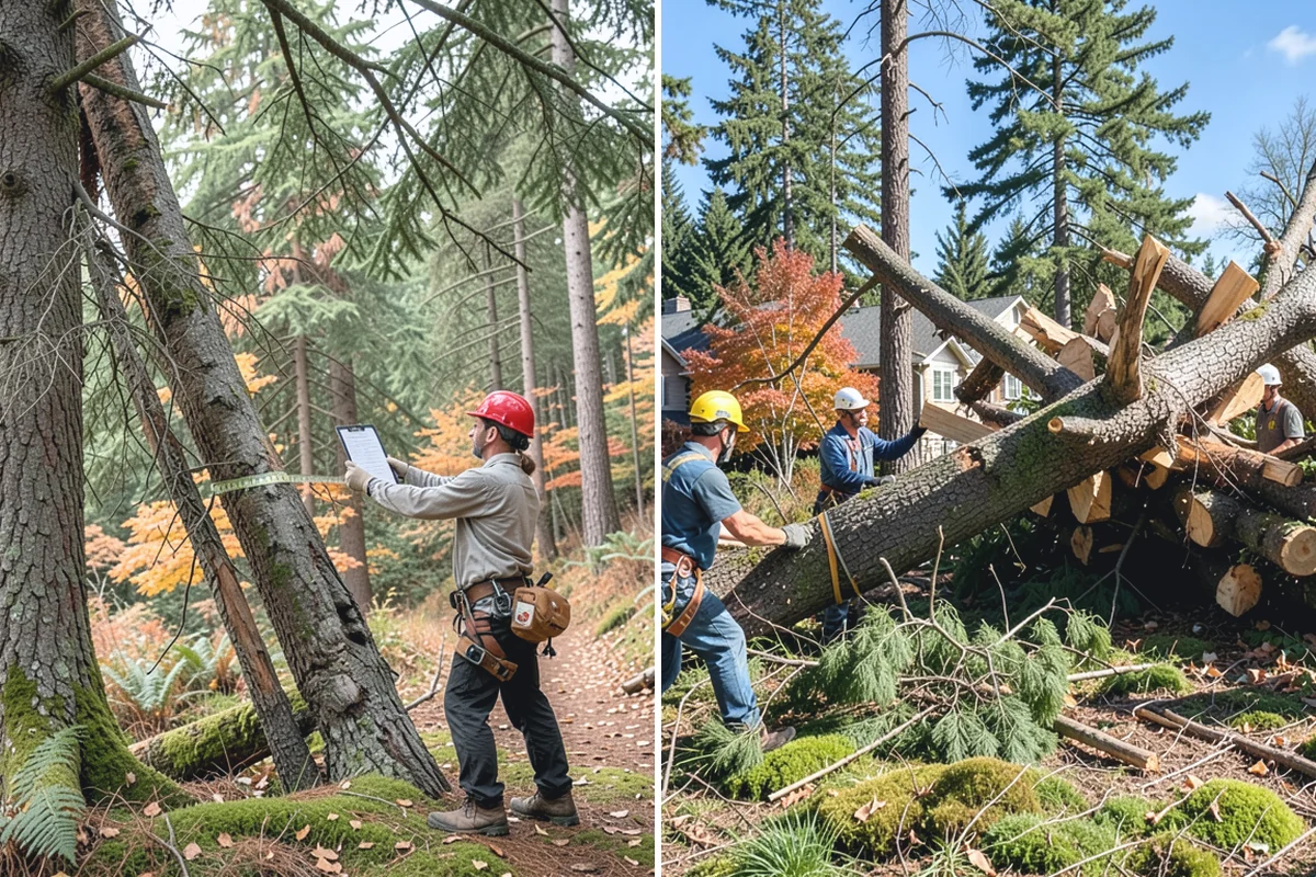 Stump grinding in Skykomish, King County, WA - Locate and mark utilities before work
