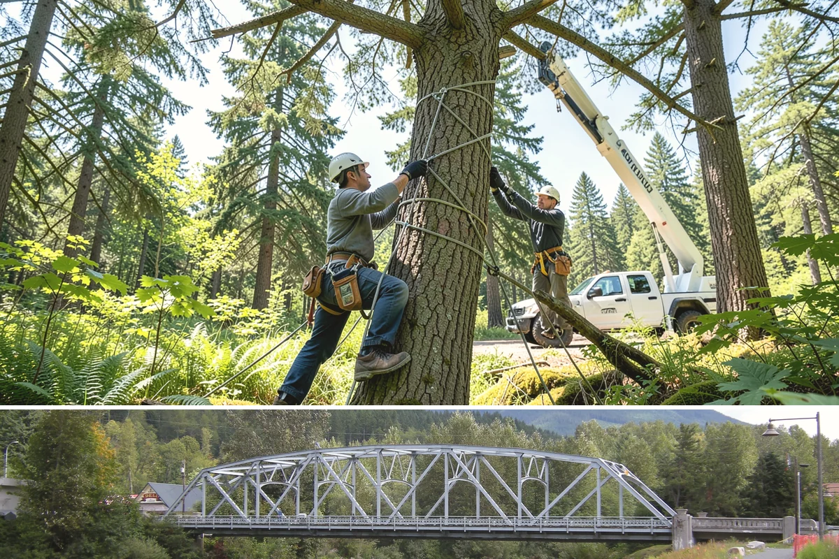 Stump grinding in Skykomish, King County, WA - Work can be performed year-round in Washington State weather but may require special precautions during heavy rain to manage...