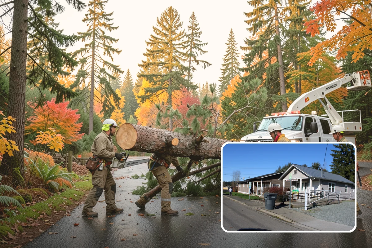Stump grinding in South Prairie, Pierce County, WA - Removes tripping hazards and obstructions