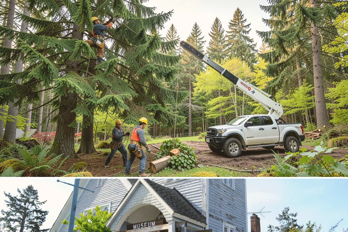 Stump grinding in Steilacoom, Pierce County, WA - Work can be performed year-round in Washington State weather but may require special precautions during heavy rain to manage...