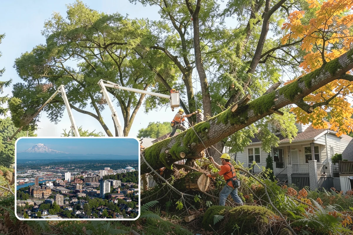 Stump grinding in Tacoma, Pierce County, WA - Removes tripping hazards and obstructions