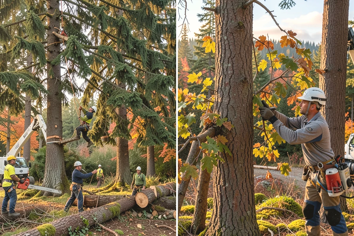 Stump grinding in Tukwila, King County, WA - Locate and mark utilities before work