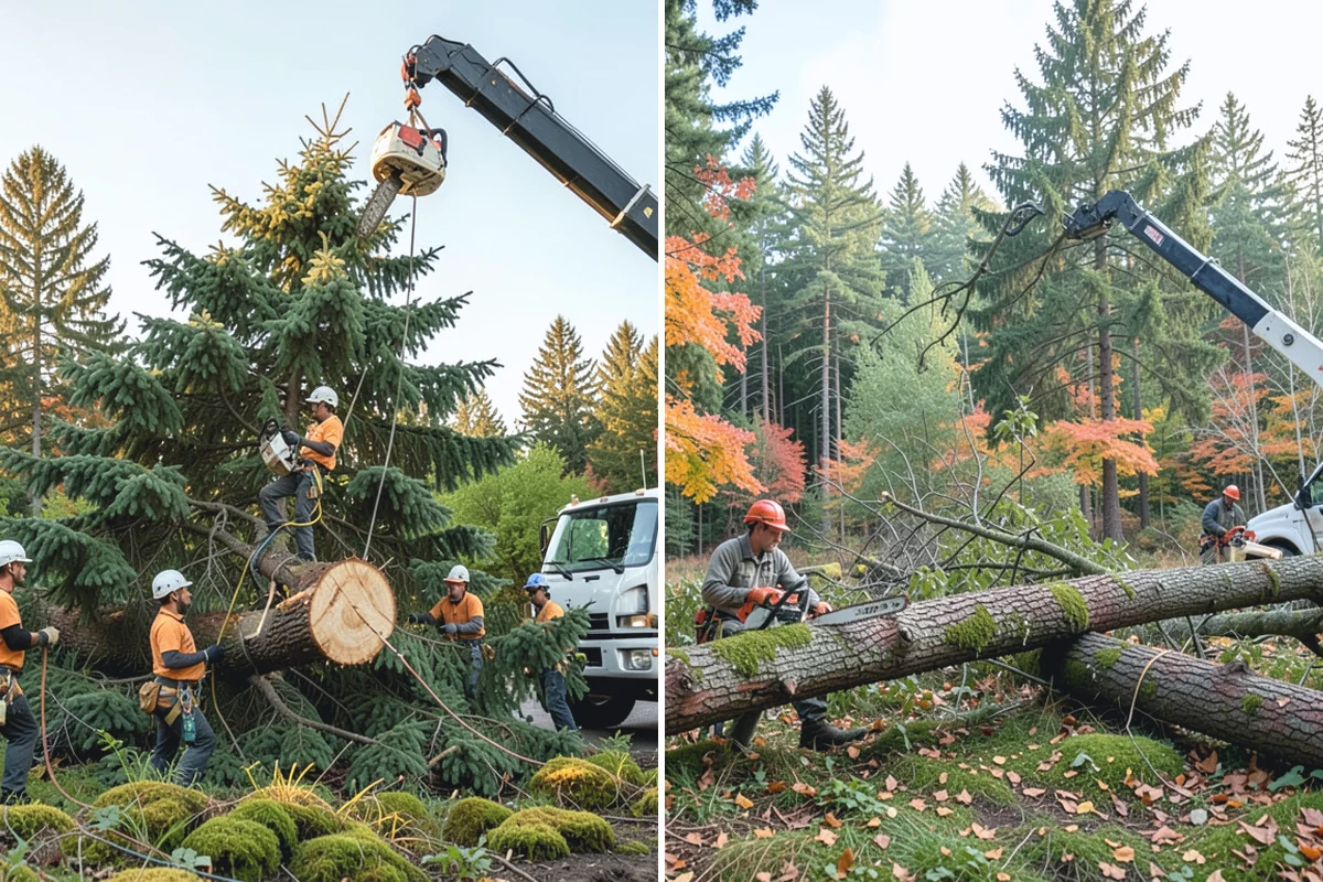 Stump grinding in Wilkeson, Pierce County, WA - Locate and mark utilities before work
