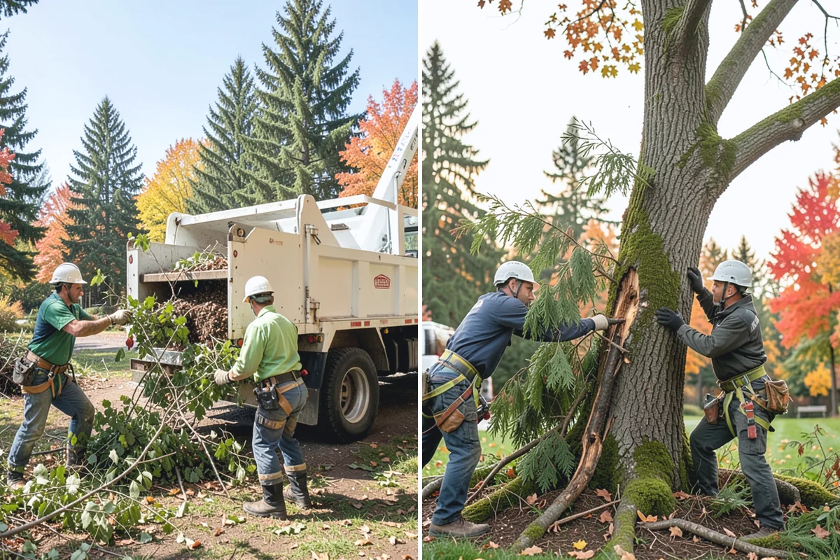 Stump removal in Beaux Arts Village, King County, WA - Locate and mark utilities before work