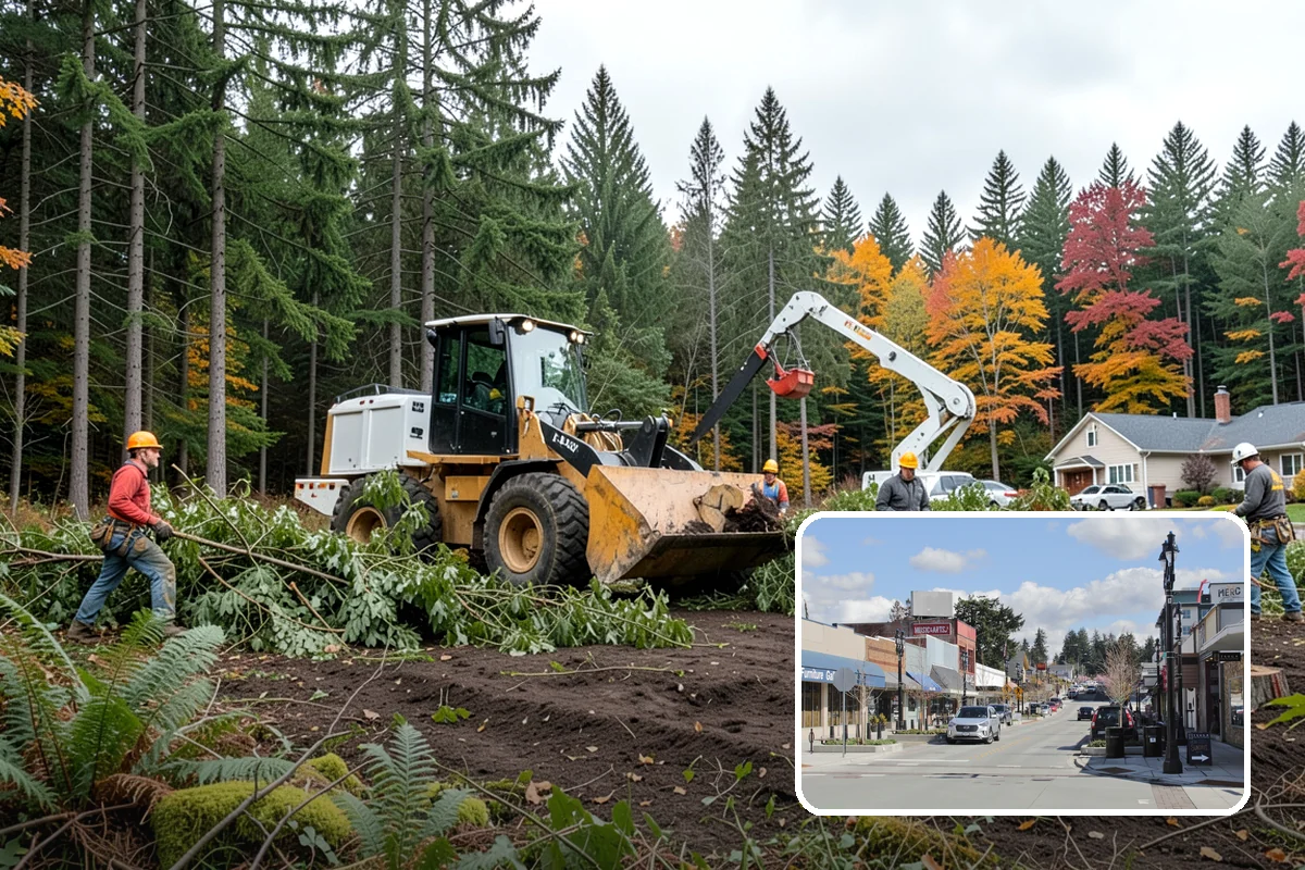 Stump removal in Bothell, King County, WA - Removes tripping hazards and obstructions