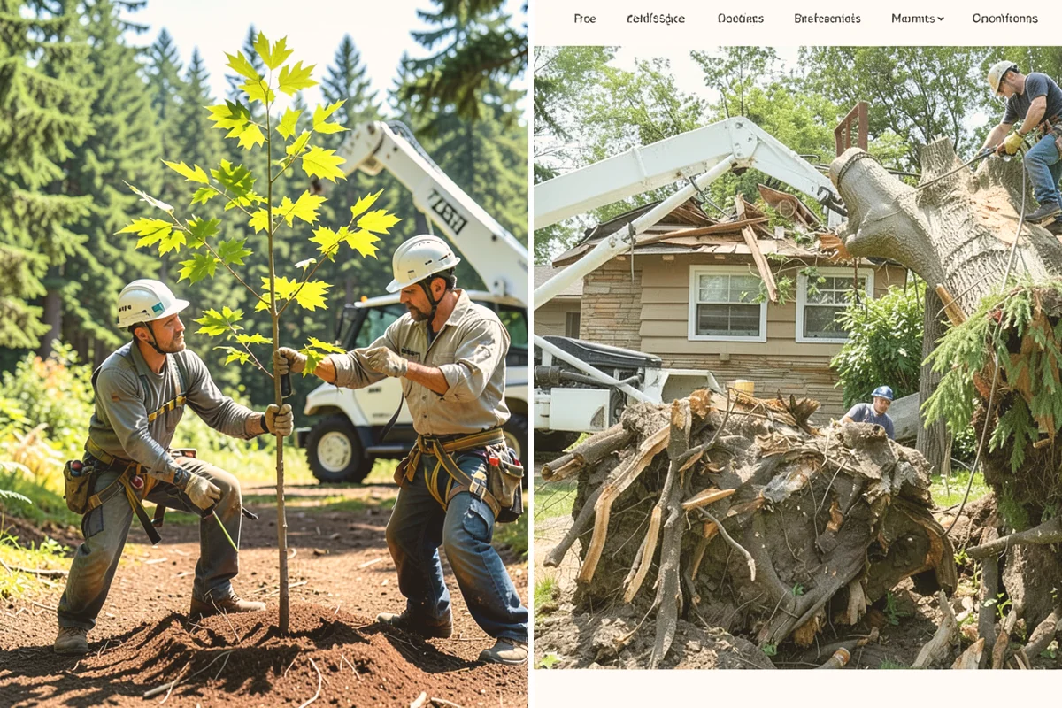 Stump removal in Brier, Snohomish County, WA - Locate and mark utilities before work