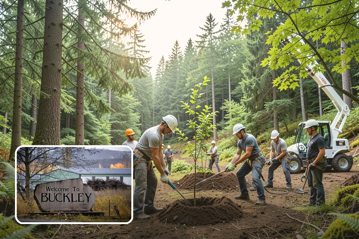 Stump removal in Buckley, Pierce County, WA - Removes tripping hazards and obstructions