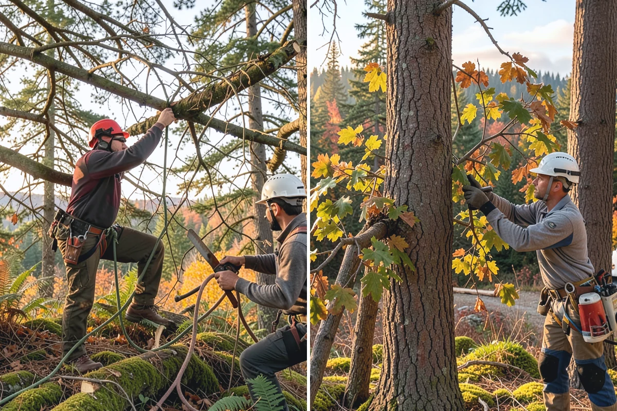 Stump removal in Buckley, Pierce County, WA - Locate and mark utilities before work