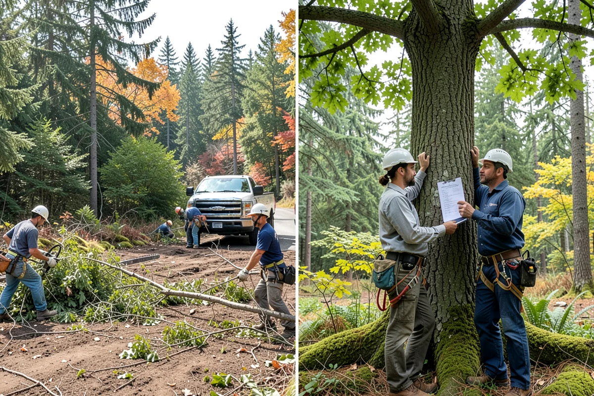 Stump removal in Concrete, Skagit County, WA - Locate and mark utilities before work