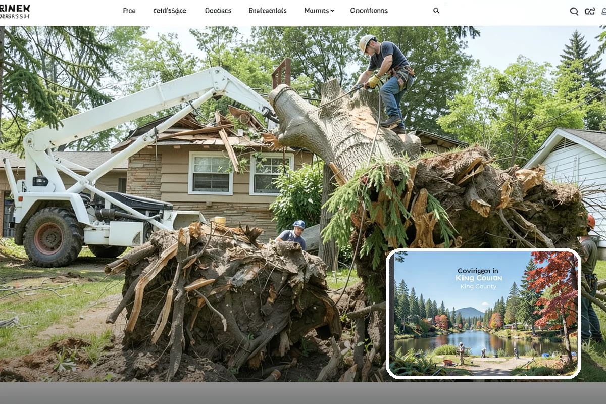 Stump removal in Covington, King County, WA - Removes tripping hazards and obstructions