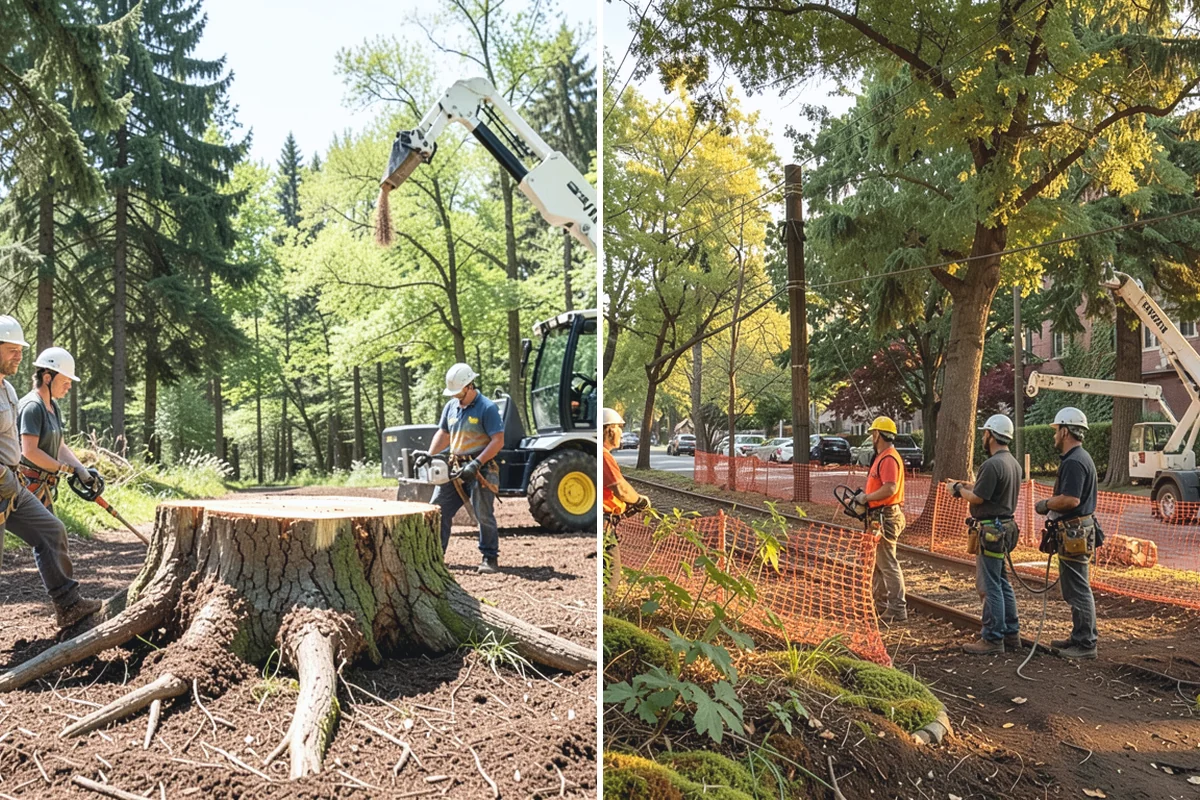 Stump removal in Darrington, Snohomish County, WA - Locate and mark utilities before work