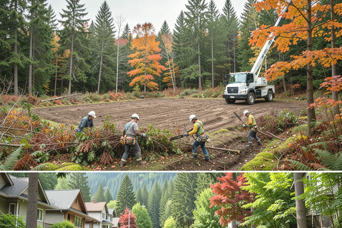 Stump removal in Darrington, Snohomish County, WA - Work can be performed year-round in the Puget Sound climate but may require special precautions during wet seasons when...