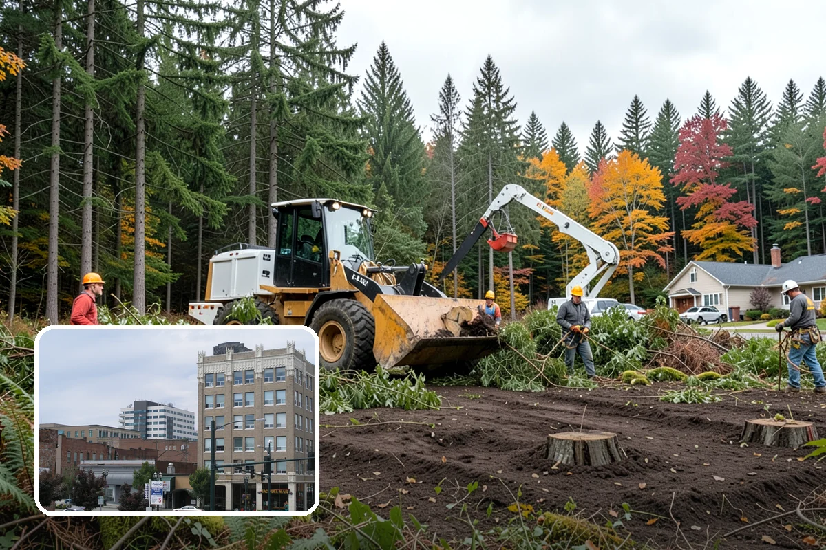 Stump removal in Everett, Snohomish County, WA - Removes tripping hazards and obstructions
