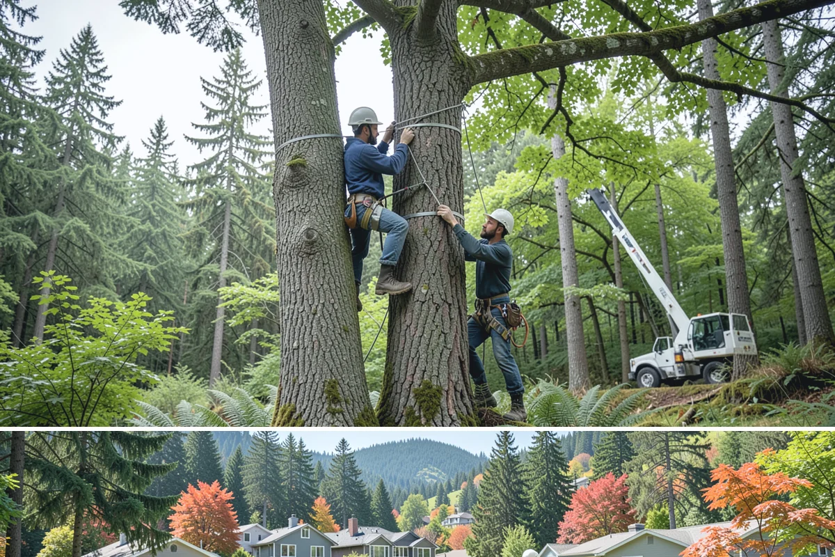 Stump removal in Fircrest, Pierce County, WA - Work can be performed year-round in the Puget Sound climate but may require special precautions during wet seasons when...