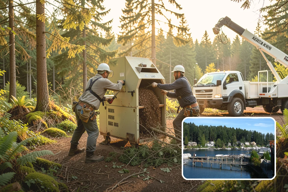 Stump removal in Gig Harbor, Pierce County, WA - Removes tripping hazards and obstructions