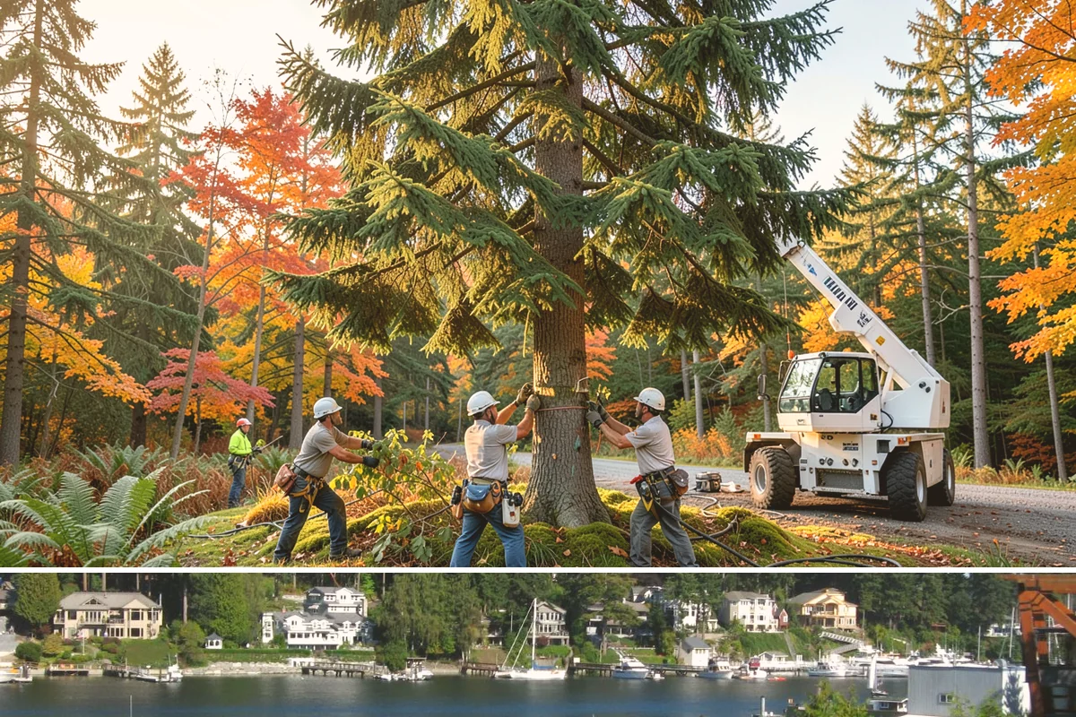 Stump removal in Gig Harbor, Pierce County, WA - Work can be performed year-round in the Puget Sound climate but may require special precautions during wet seasons when...