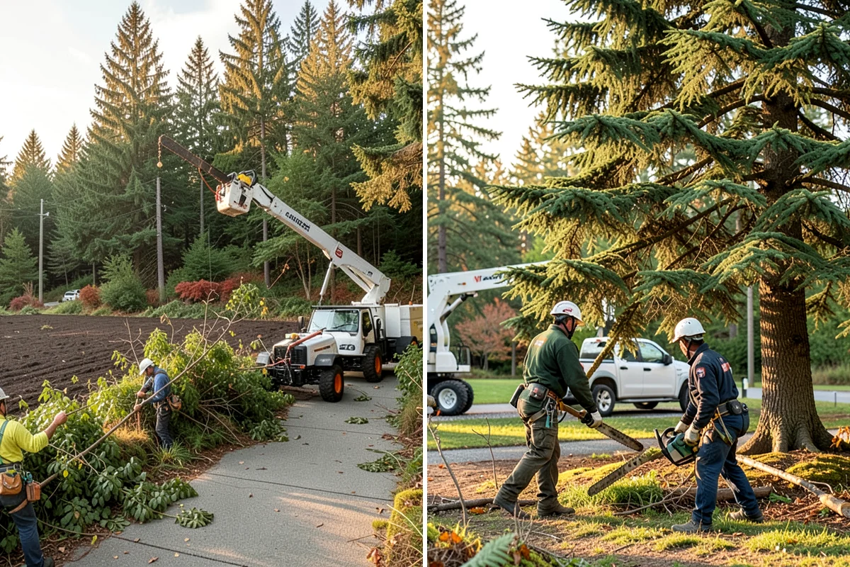 Stump removal in Lake Forest Park, King County, WA - Locate and mark utilities before work