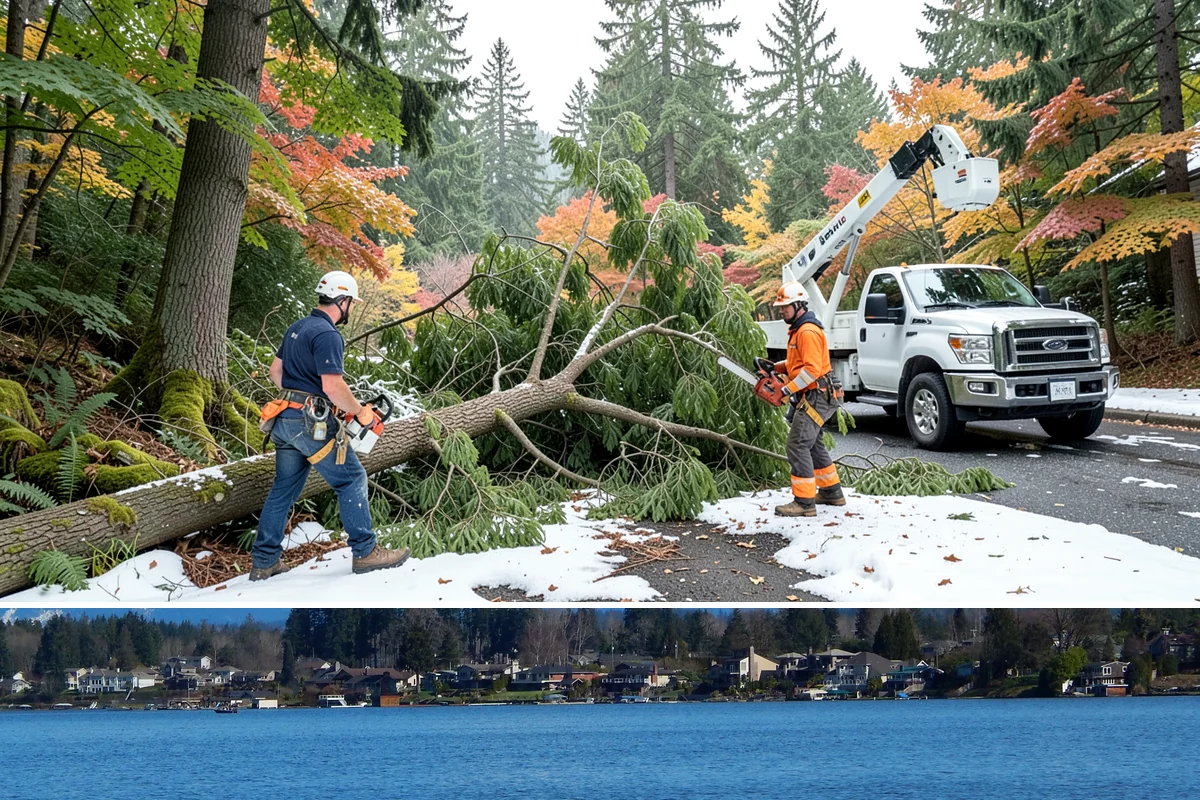 Stump removal in Lake Stevens, Snohomish County, WA - Work can be performed year-round in the Puget Sound climate but may require special precautions during wet seasons when...