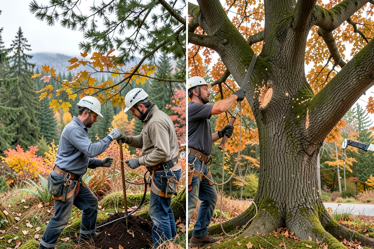 Stump removal in Lyman, Skagit County, WA - Locate and mark utilities before work