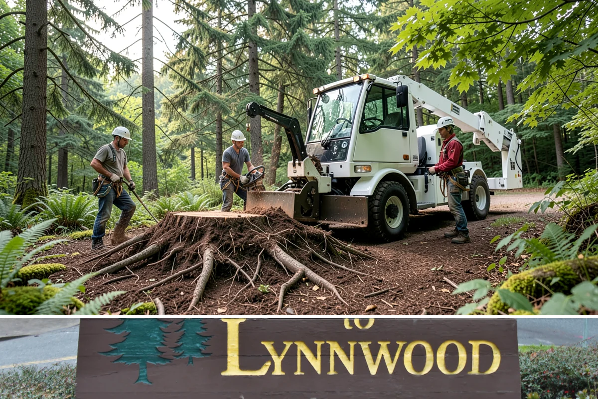 Stump removal in Lynnwood, Snohomish County, WA - Work can be performed year-round in the Puget Sound climate but may require special precautions during wet seasons when...