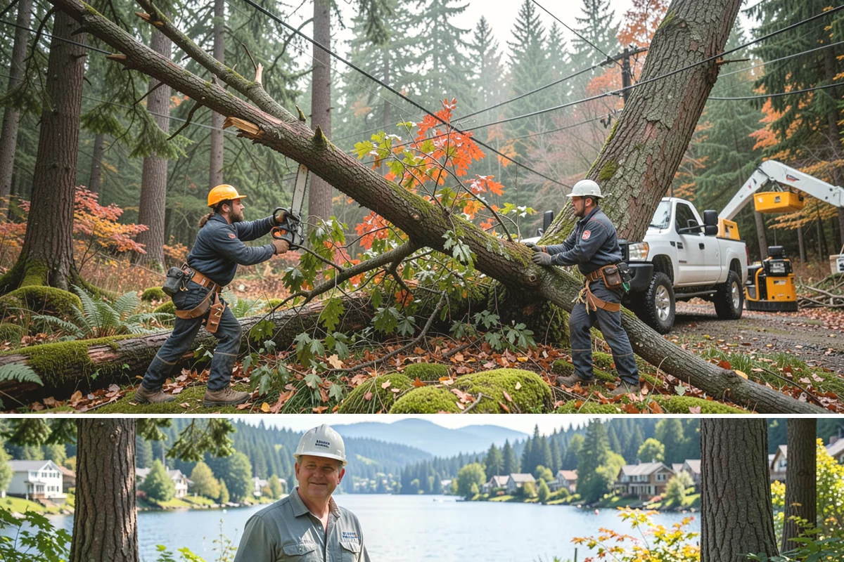 Stump removal in Milton, King County, WA - Work can be performed year-round in the Puget Sound climate but may require special precautions during wet seasons when...