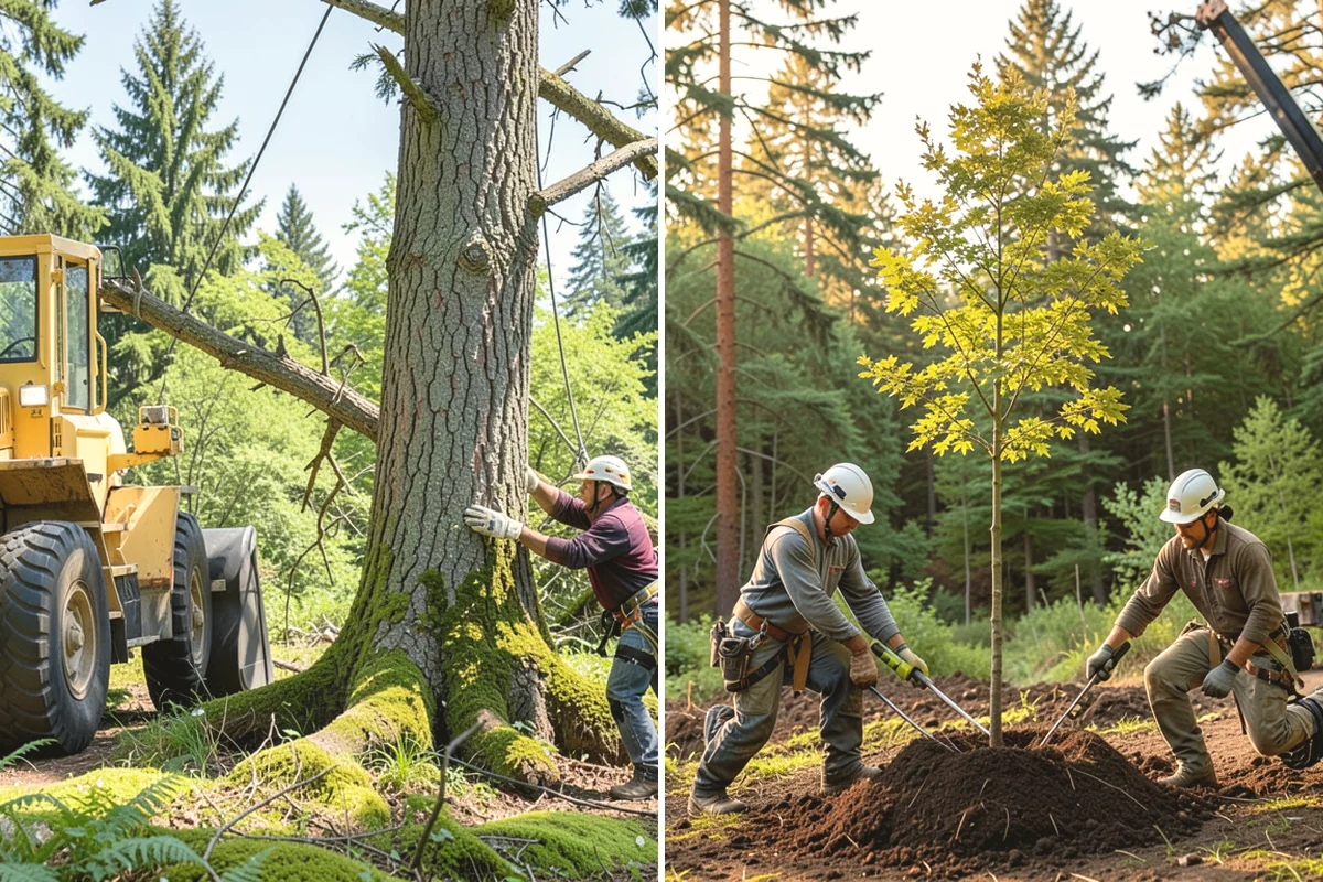 Stump removal in Oak Harbor, Island County, WA - Locate and mark utilities before work