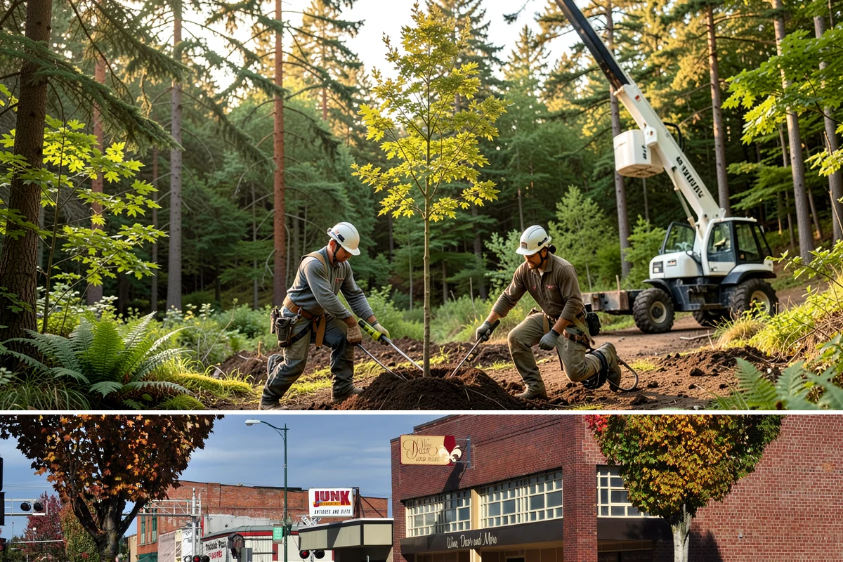 Stump removal in Puyallup, Pierce County, WA - Work can be performed year-round in the Puget Sound climate but may require special precautions during wet seasons when...