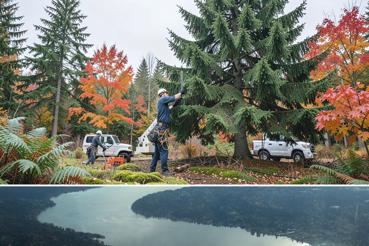 Stump removal in Sammamish, King County, WA - Work can be performed year-round in the Puget Sound climate but may require special precautions during wet seasons when...