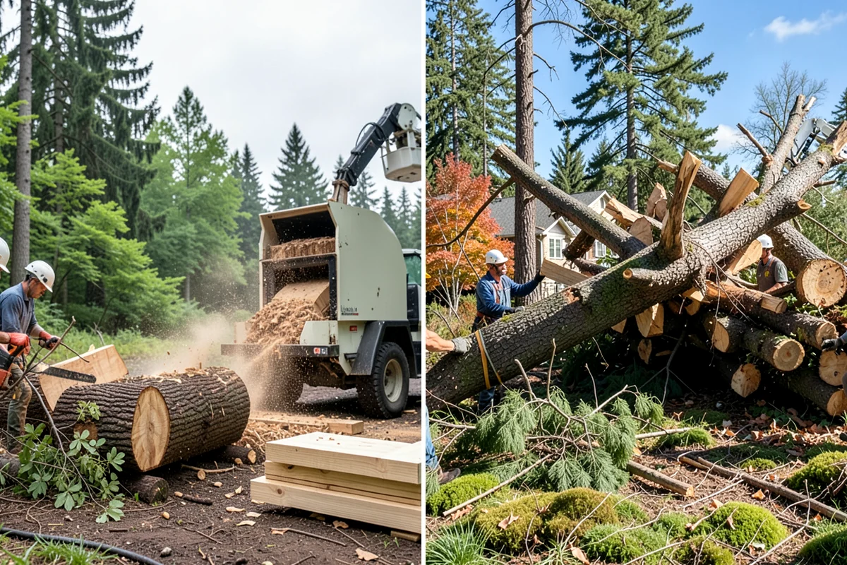 Stump removal in Sedro-Woolley, Skagit County, WA - Locate and mark utilities before work