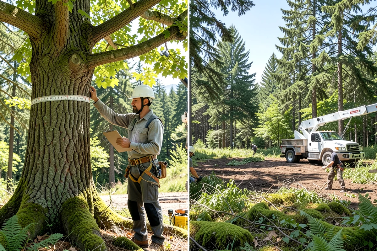 Stump removal in Shoreline, King County, WA - Locate and mark utilities before work