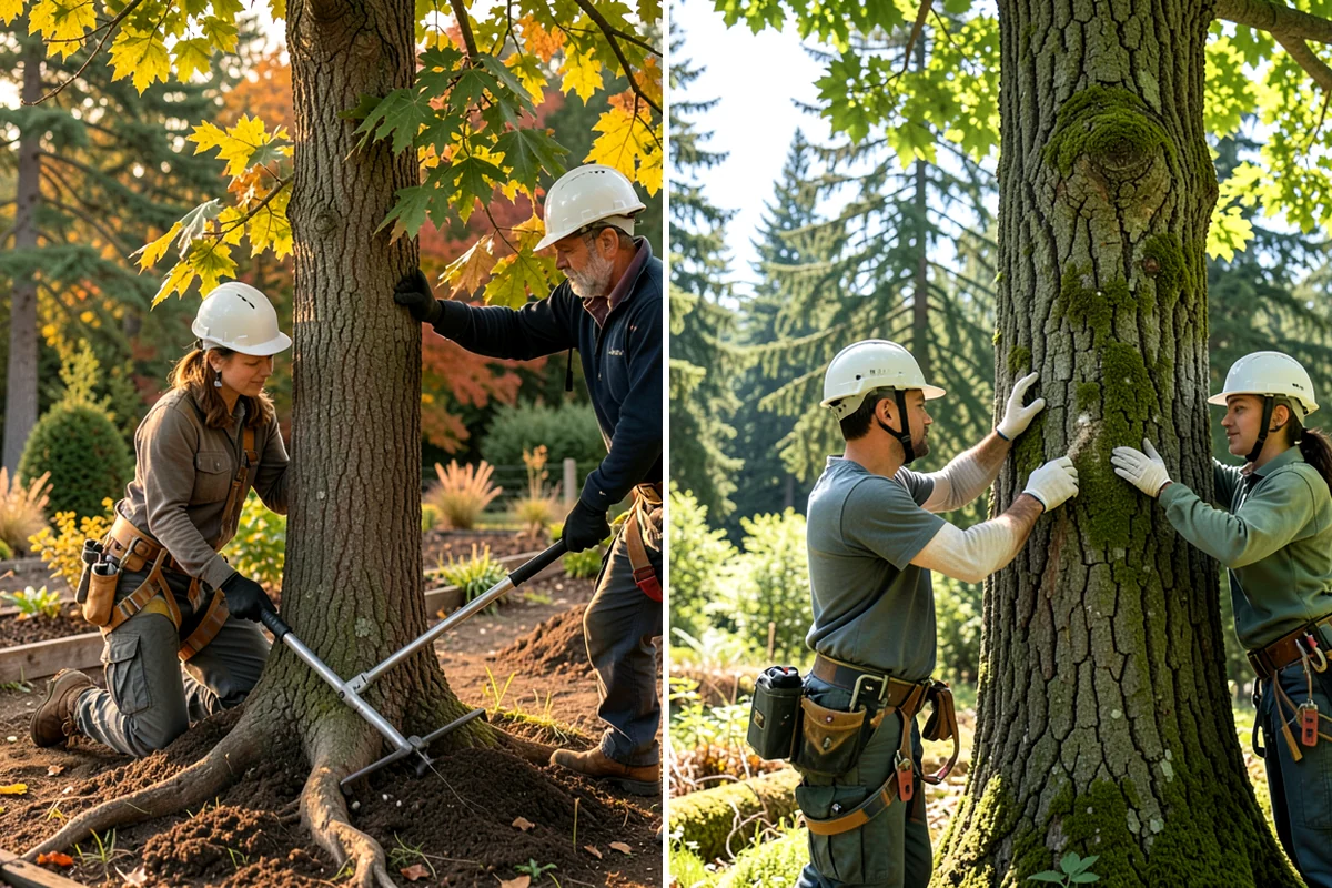 Stump removal in Snoqualmie, King County, WA - Locate and mark utilities before work