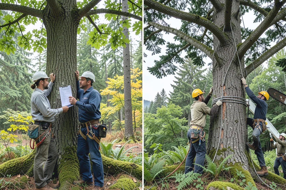 Stump removal in South Prairie, Pierce County, WA - Locate and mark utilities before work