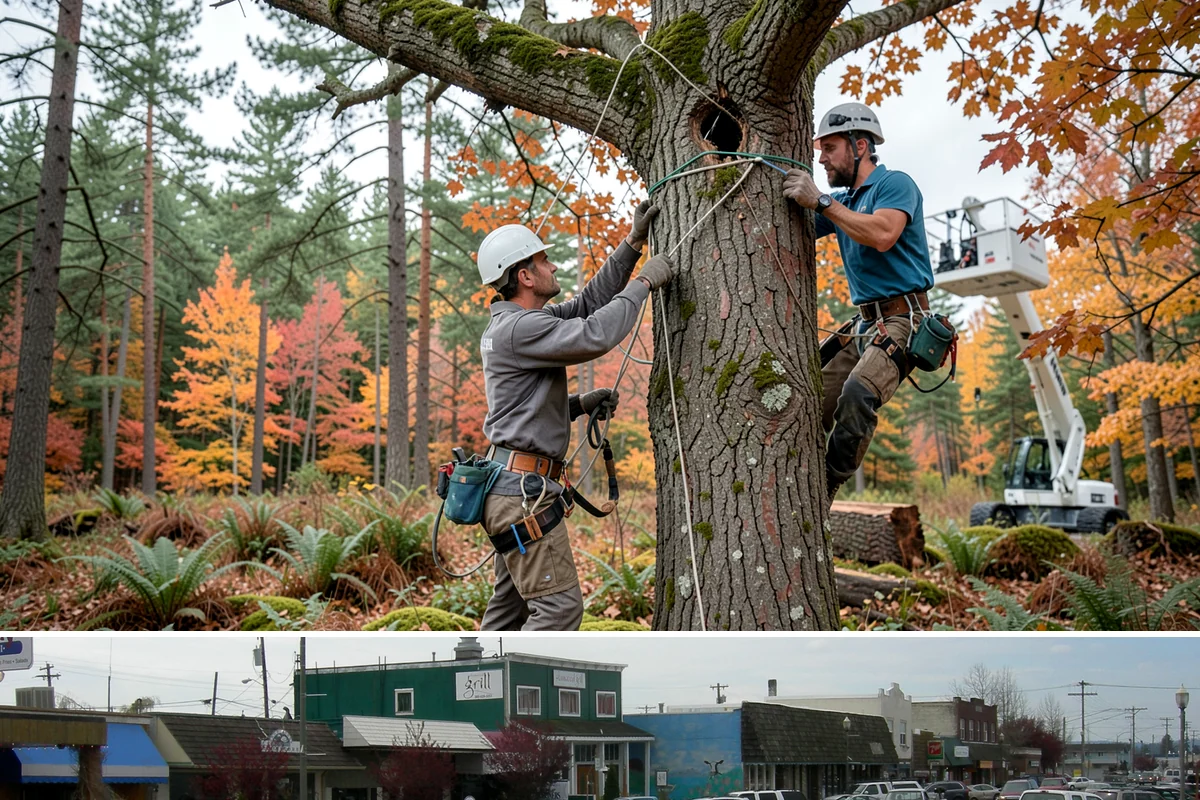 Stump removal in Stanwood, Snohomish County, WA - Work can be performed year-round in the Puget Sound climate but may require special precautions during wet seasons when...