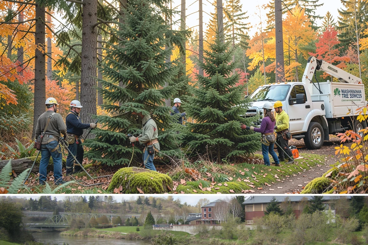Stump removal in Tukwila, King County, WA - Work can be performed year-round in the Puget Sound climate but may require special precautions during wet seasons when...