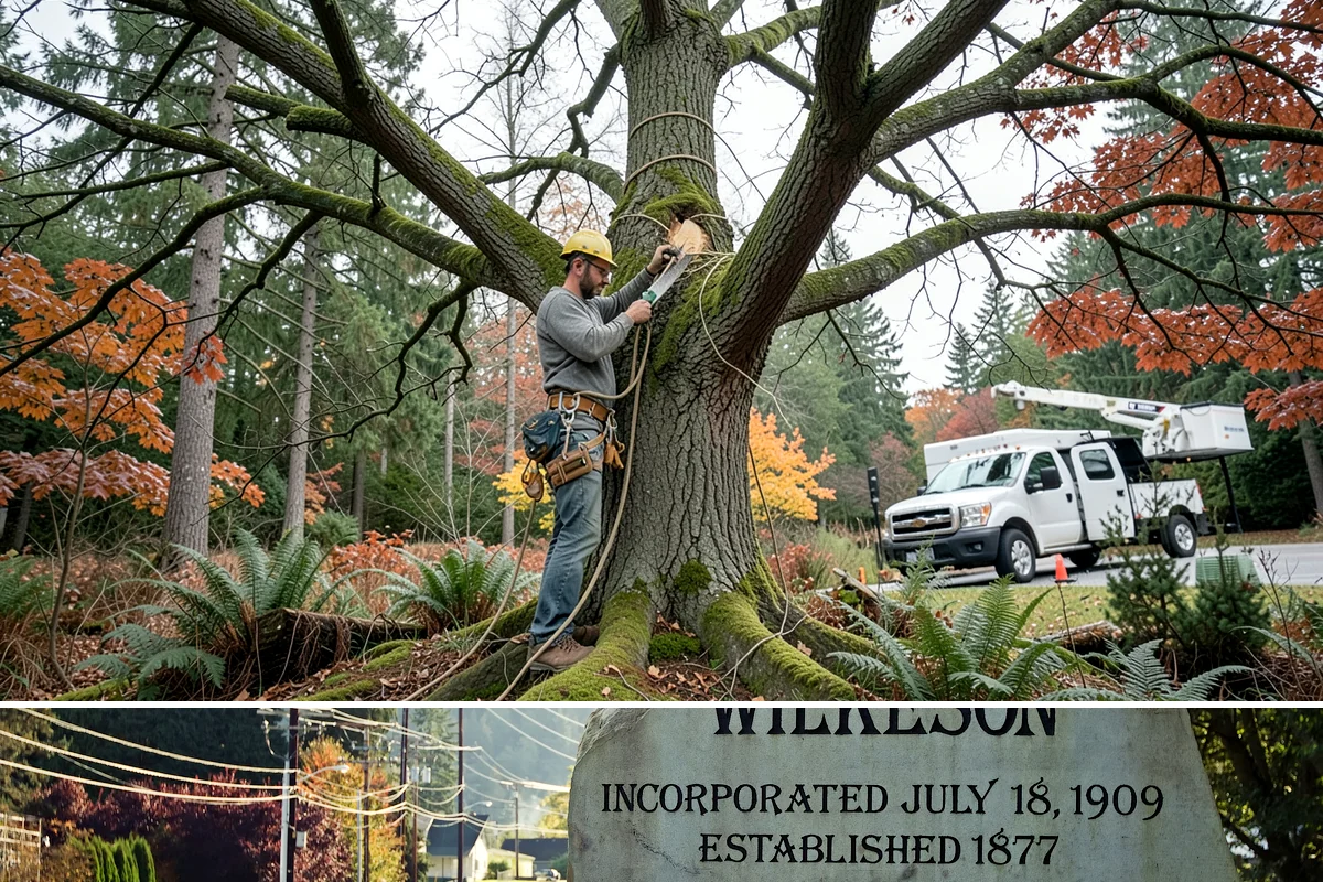 Stump removal in Wilkeson, Pierce County, WA - Work can be performed year-round in the Puget Sound climate but may require special precautions during wet seasons when...