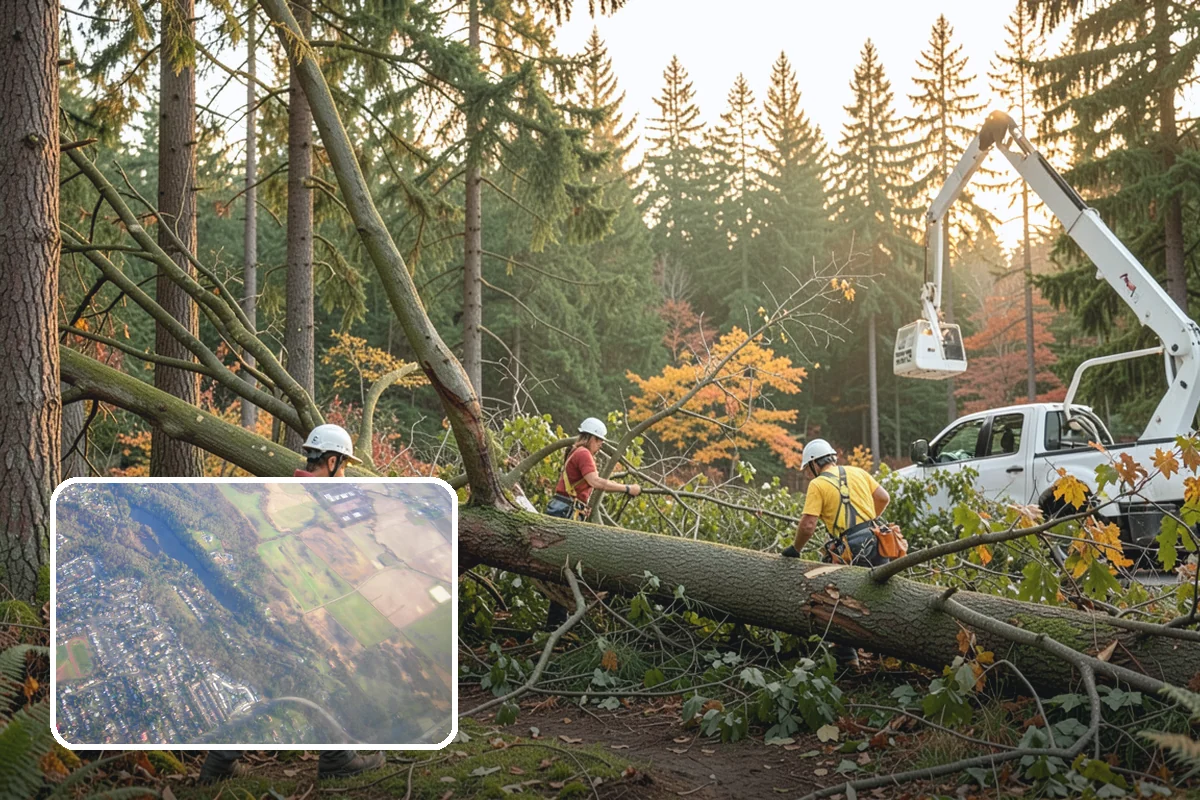 Surface root grinding in Algona, King County, WA - Removes tripping hazards and obstructions