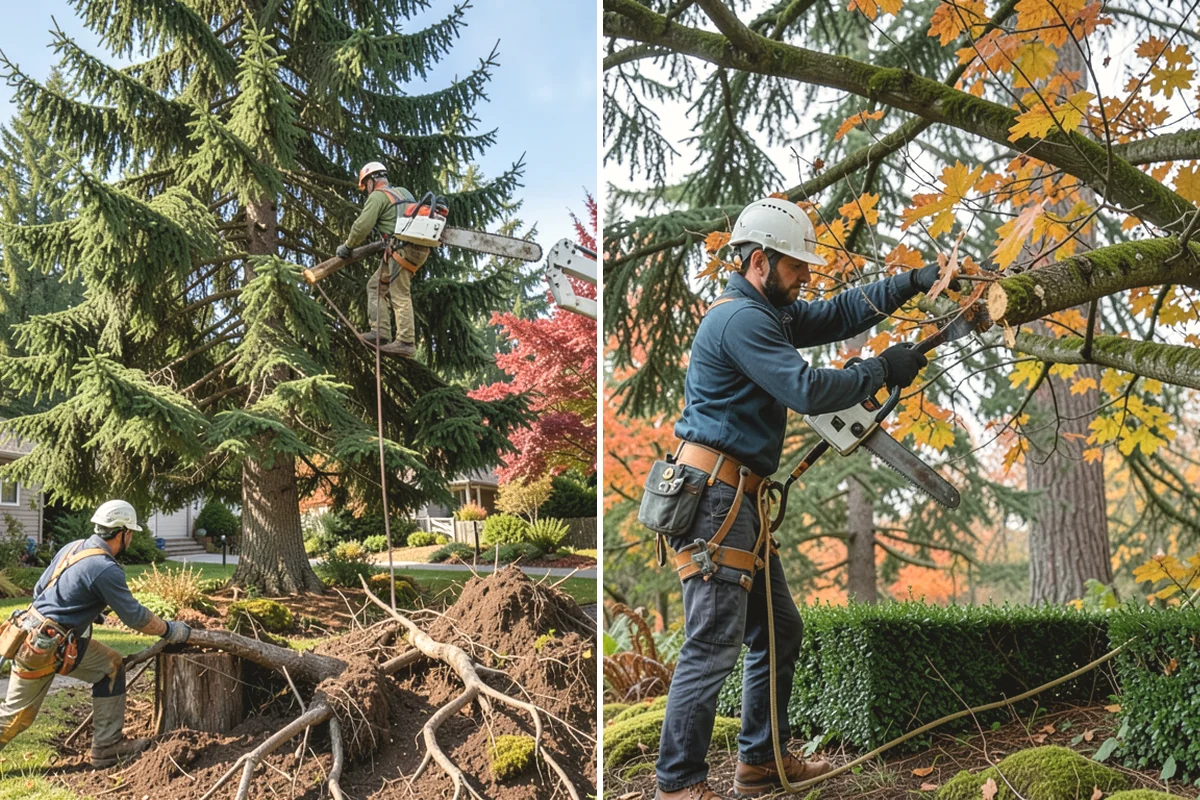 Surface root grinding in Anacortes, Skagit County, WA - Locate and mark utilities before work