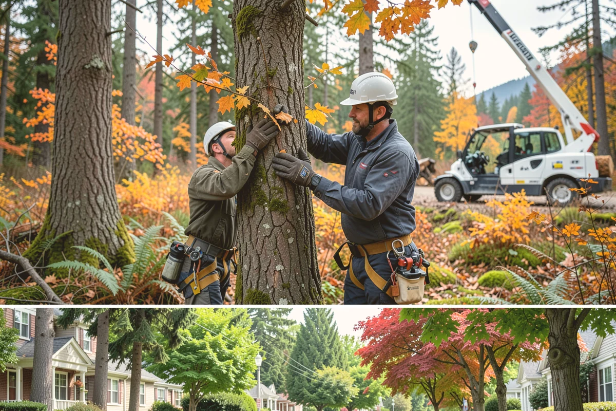 Surface root grinding in Beaux Arts Village, King County, WA - This work can be performed year-round in the Puget Sound climate but may require scheduling adjustments if frozen ground prevents...