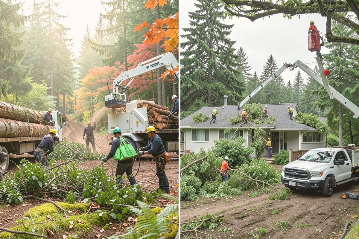 Surface root grinding in Bellevue, King County, WA - Locate and mark utilities before work