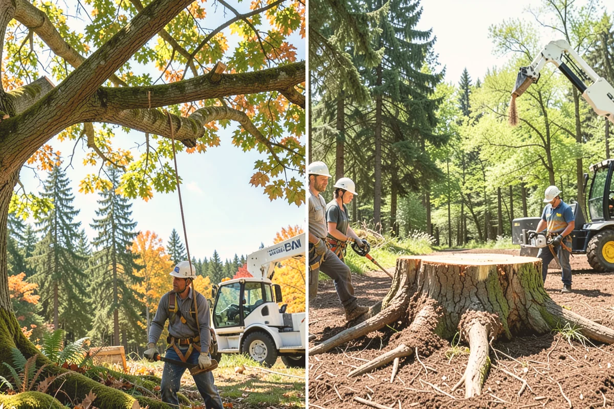 Surface root grinding in Brier, Snohomish County, WA - Locate and mark utilities before work