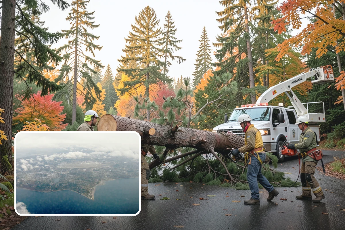 Surface root grinding in Burien, King County, WA - Removes tripping hazards and obstructions