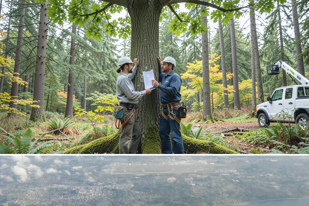 Surface root grinding in Burien, King County, WA - This work can be performed year-round in the Puget Sound climate but may require scheduling adjustments if frozen ground prevents...