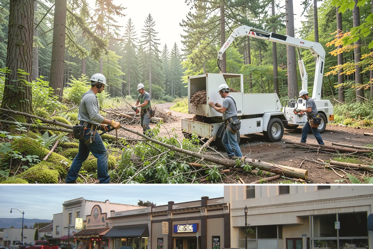Surface root grinding in Burlington, Skagit County, WA - This work can be performed year-round in the Puget Sound climate but may require scheduling adjustments if frozen ground prevents...