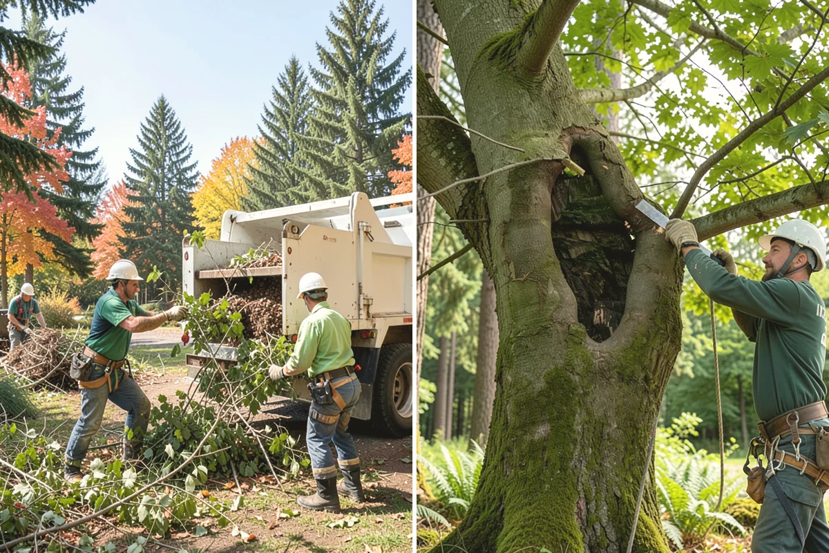 Surface root grinding in Carnation, King County, WA - Locate and mark utilities before work