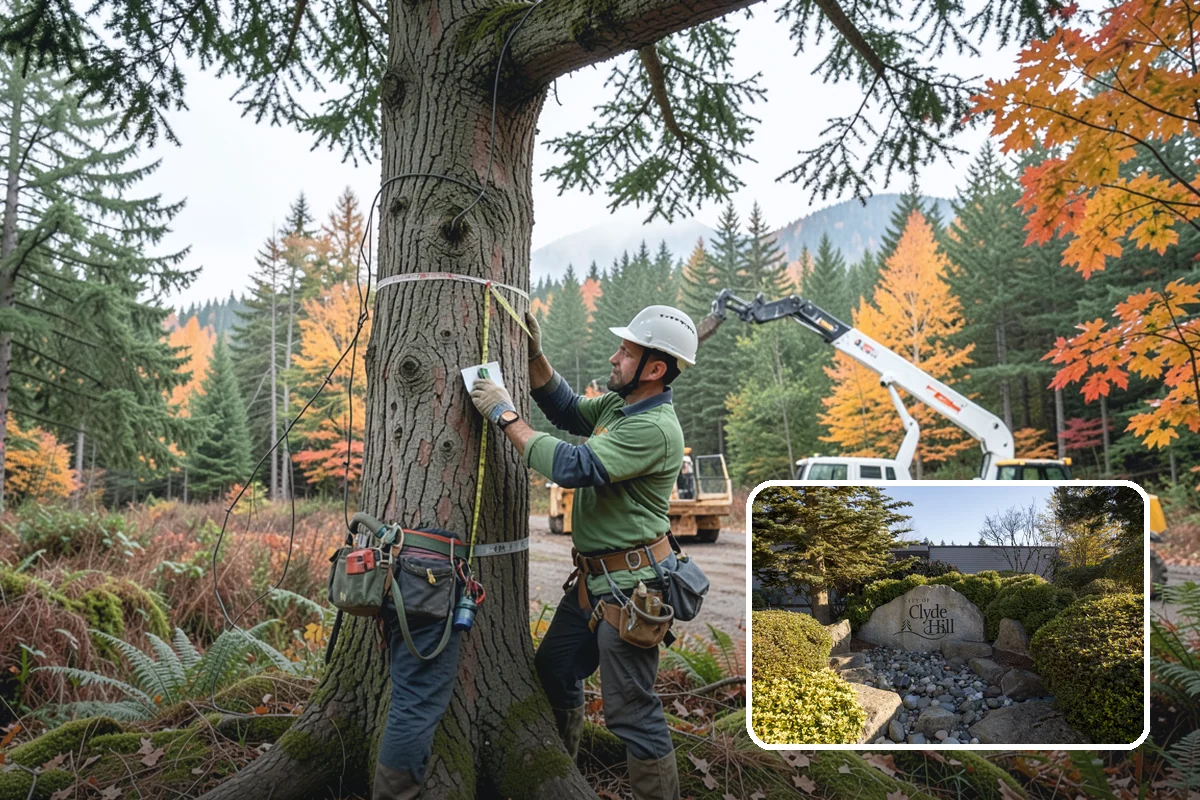 Surface root grinding in Clyde Hill, King County, WA - Removes tripping hazards and obstructions