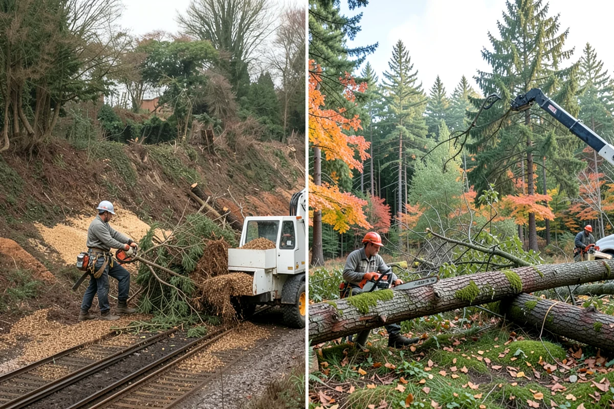 Surface root grinding in Clyde Hill, King County, WA - Locate and mark utilities before work