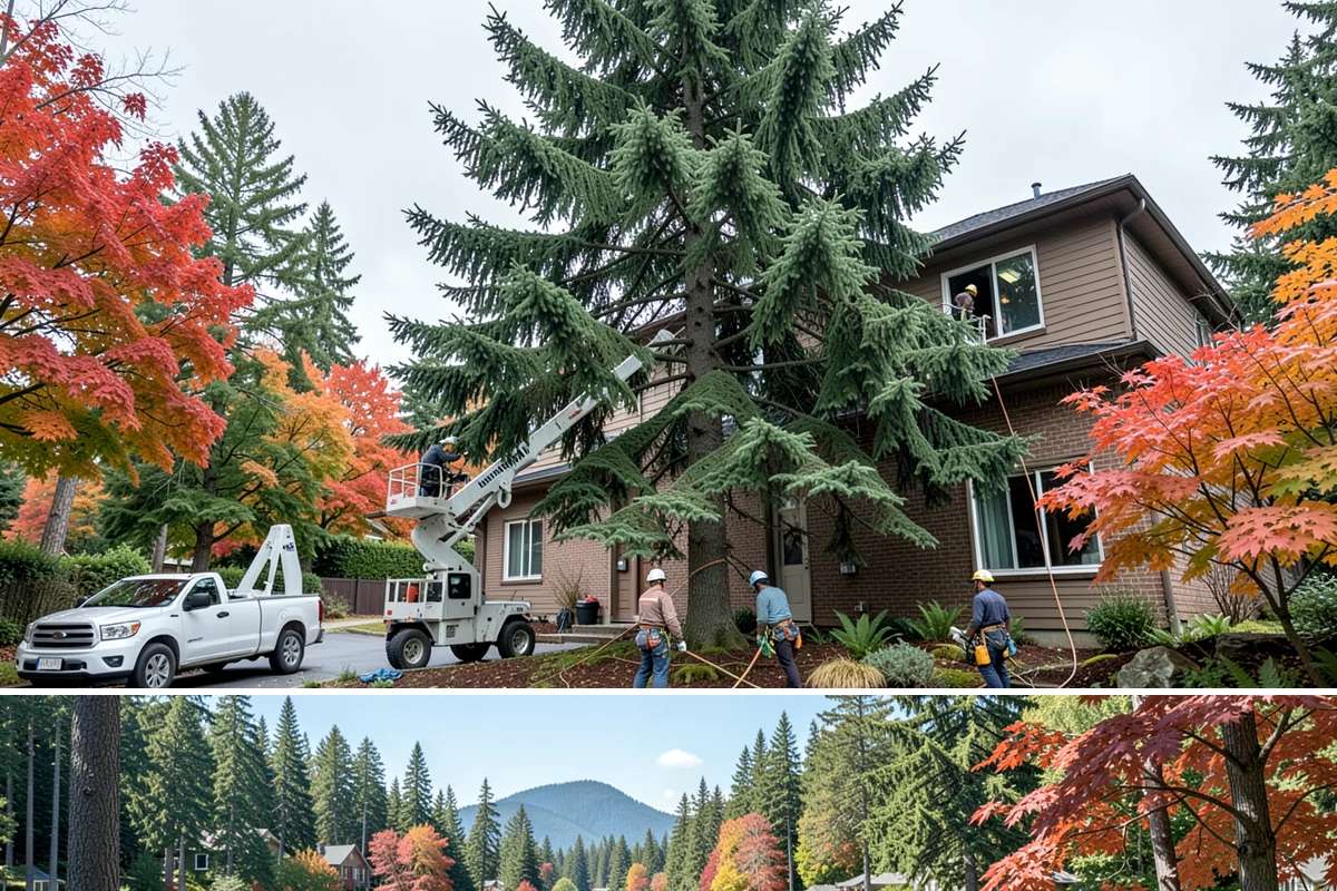Surface root grinding in Covington, King County, WA - This work can be performed year-round in the Puget Sound climate but may require scheduling adjustments if frozen ground prevents...